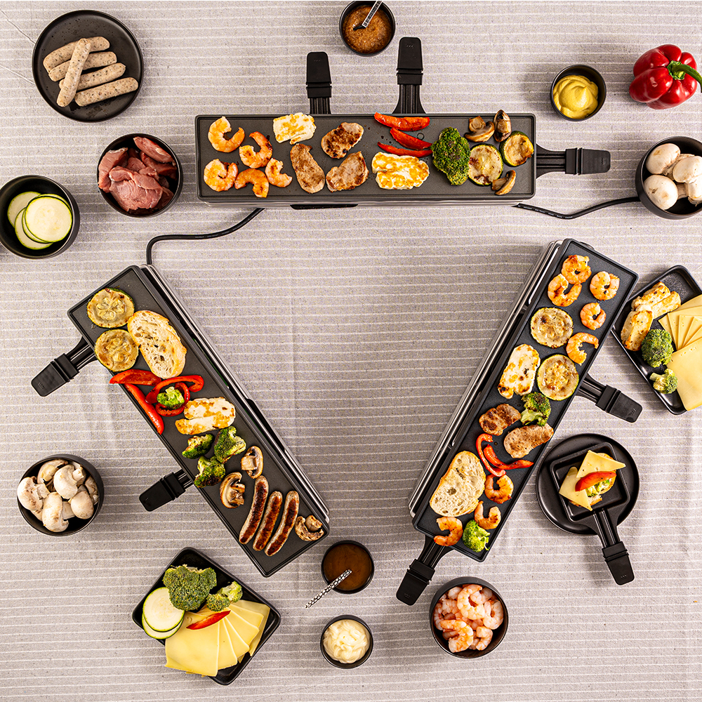 RACLETTE GRILL RC 1600 Fun for 4+4
