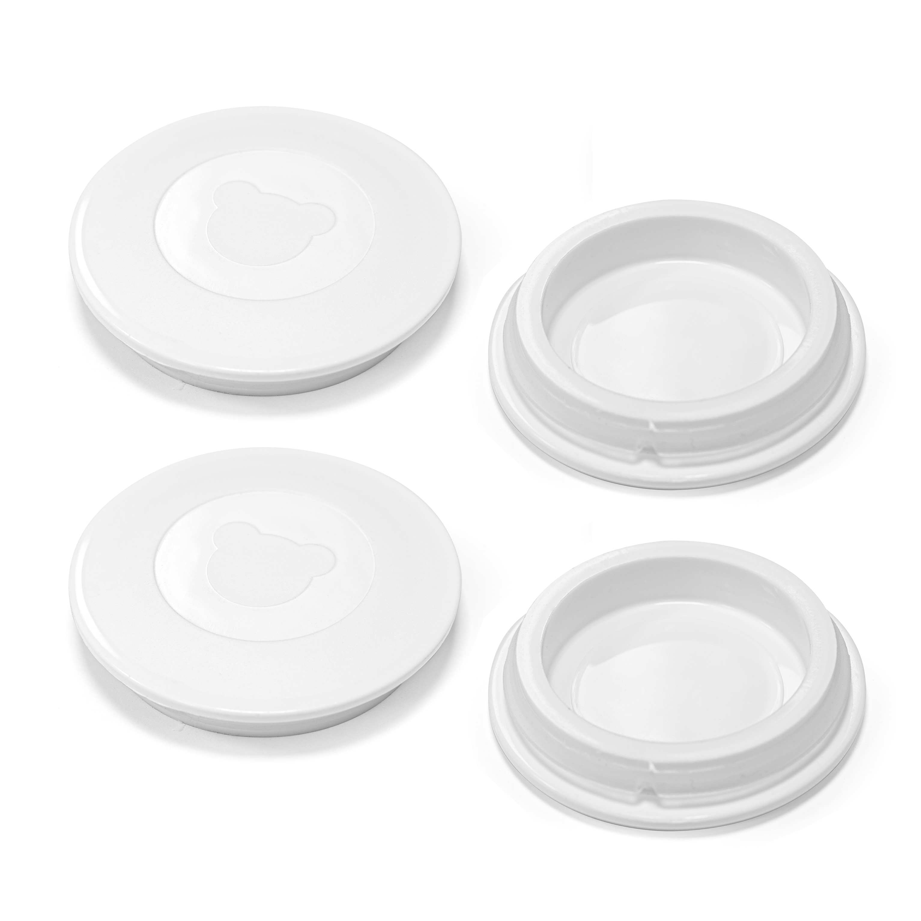JOHGURTBECHERDECKEL 4er SET JB4-DK4 für JG 60/JG 80/JB 4