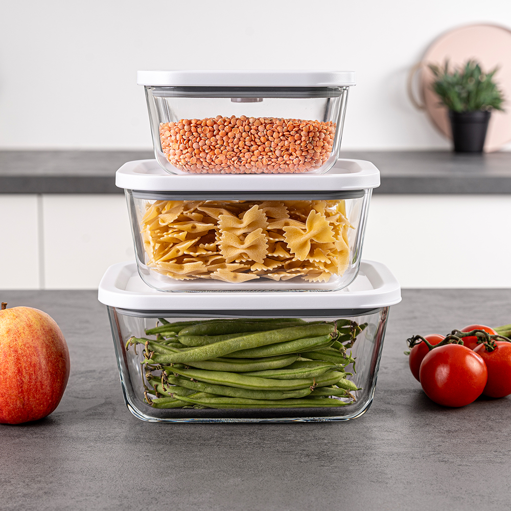 VAKUUM BEHÄLTER GLAS (3-ER SET) VCG 1