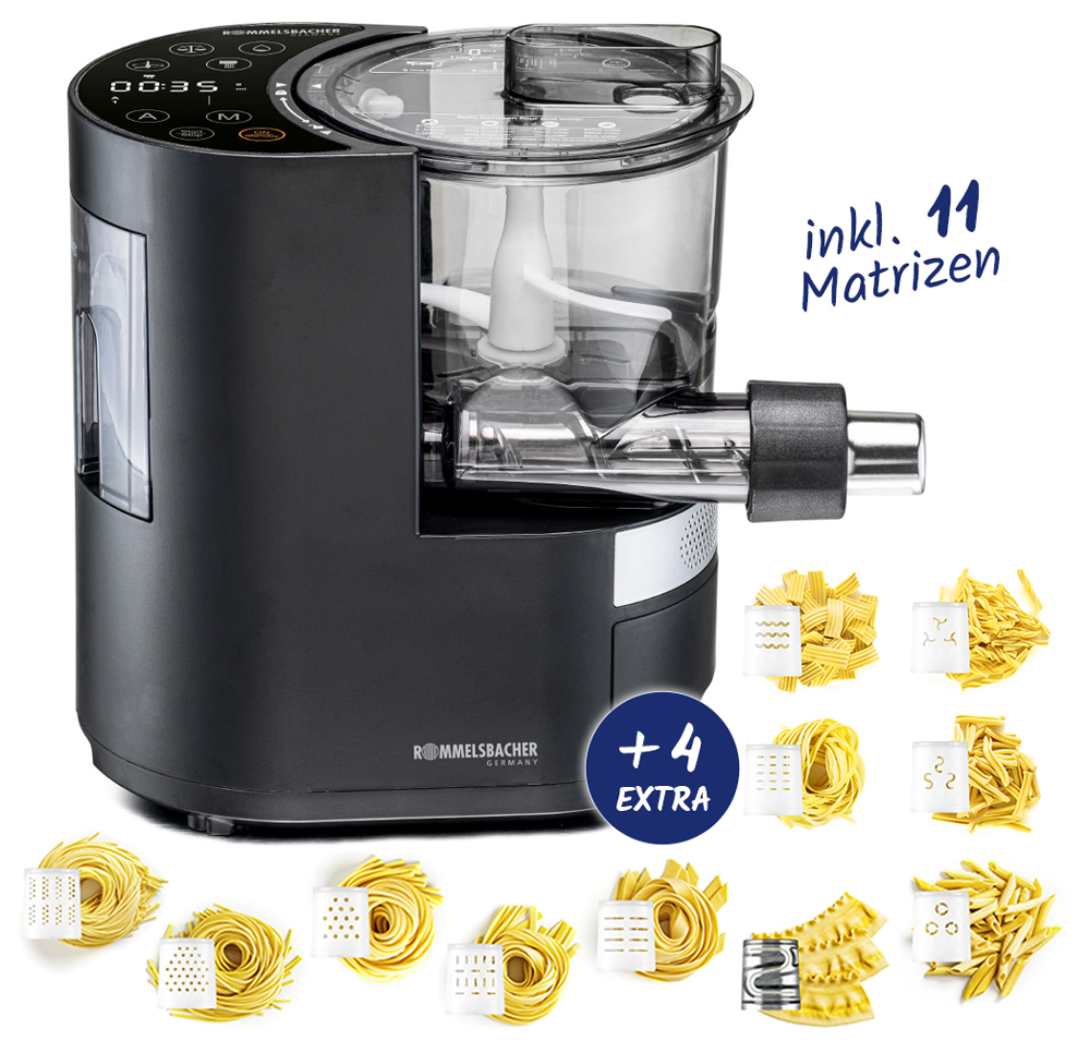 NUDELMASCHINE PM 224/S SET MIT 4 ZUSATZ-MATRIZEN