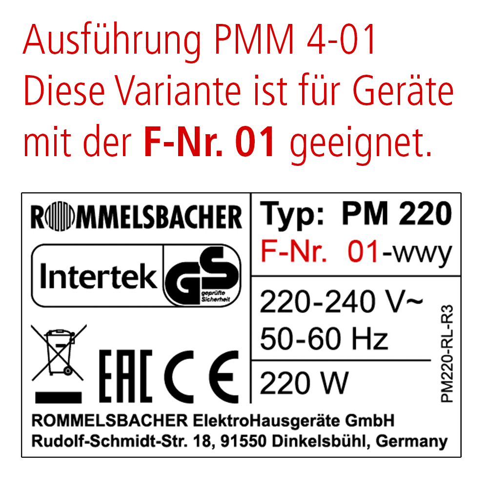 NUDELMASCHINE PM 220 Pastarella