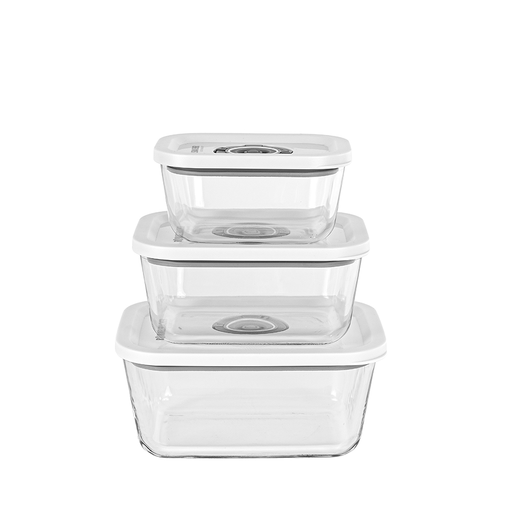 VACUUM GLASS CONTAINERS (SET OF 3) VCG 1