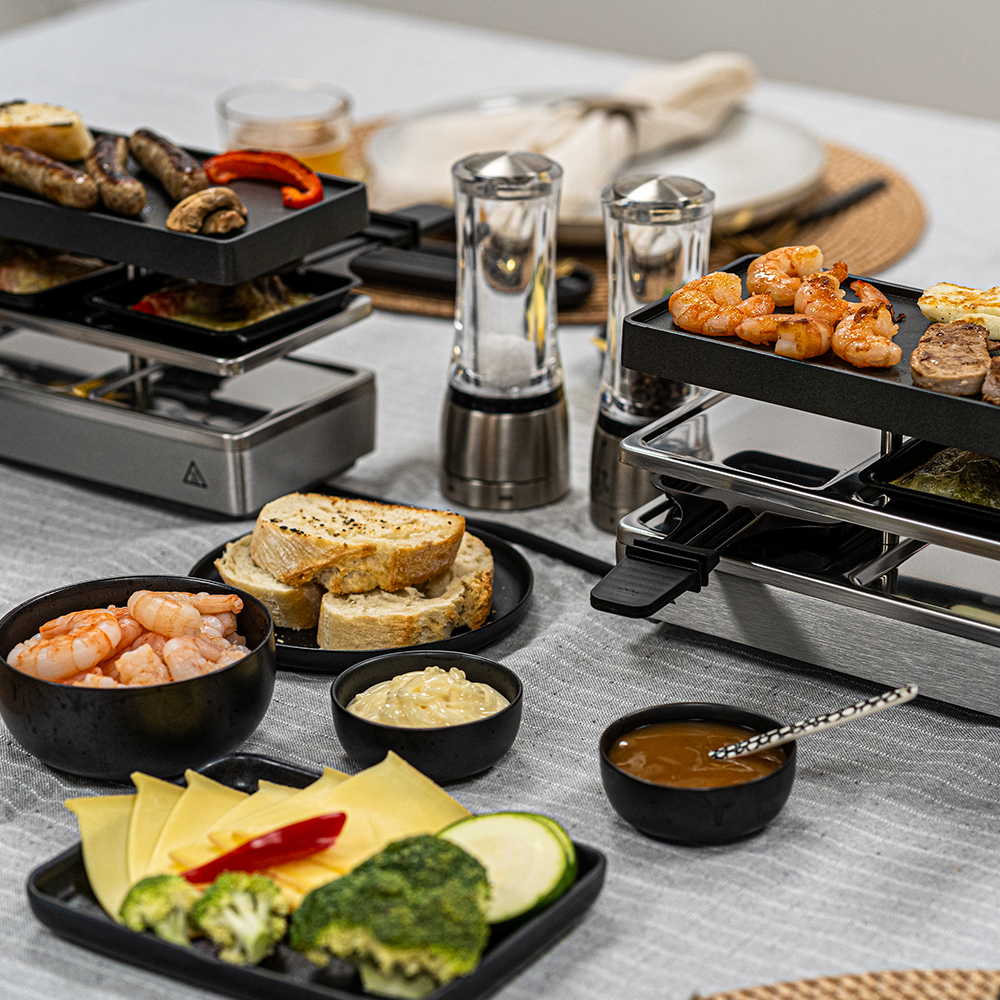 RACLETTE GRILL RC 1600 Fun for 4+4