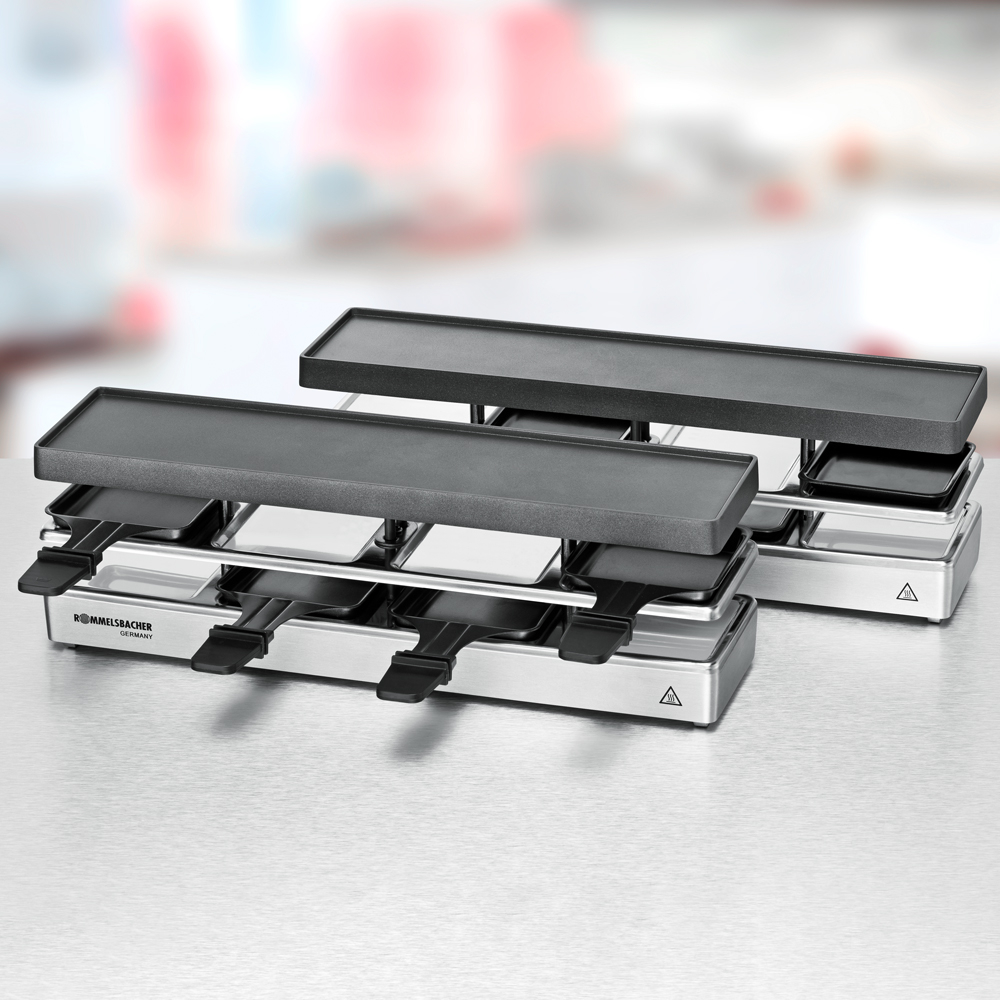 RACLETTE GRILL RC 1600 Fun for 4+4