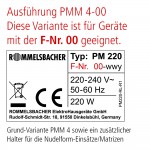 PM-220-ROMMELSBACHER-Leistungsschild