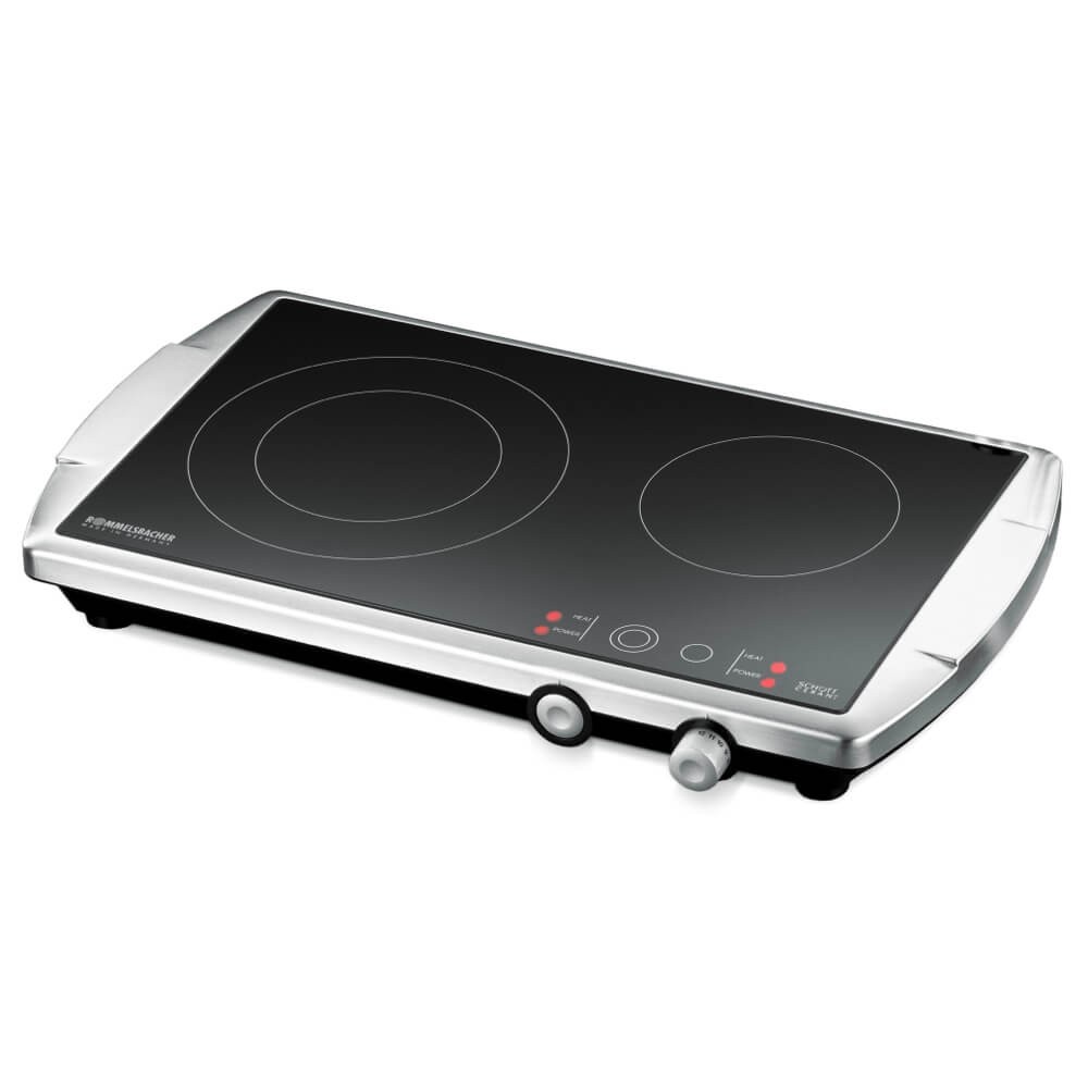 Rommelsbacher Ceran Double Cooking Plate Induction with Glass Ceramic 