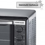 Minibackofen-Kleinbackofen BG 1055/E 'Edelstahl', mit Umluft