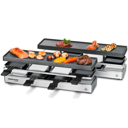 RACLETTE GRILL RC 1600 Fun for 4+4