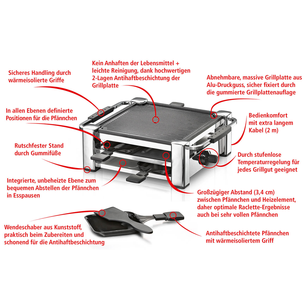 RACLETTE GRILL RCC 1000