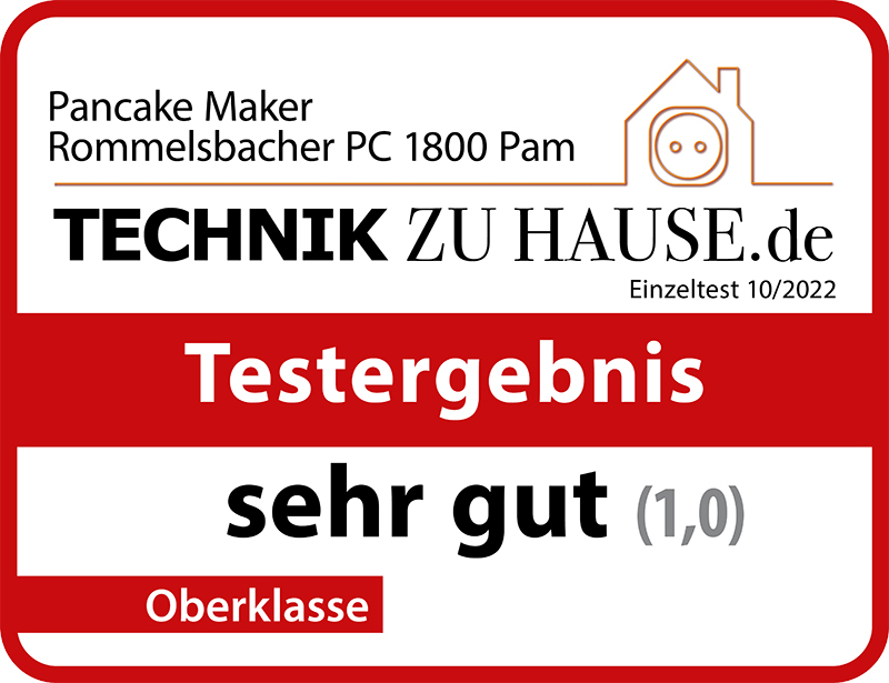 PANCAKE MAKER PC 1800 Pam - Pancake Maker - Cooking & Baking -  ROMMELSBACHER ElektroHausgeräte GmbH